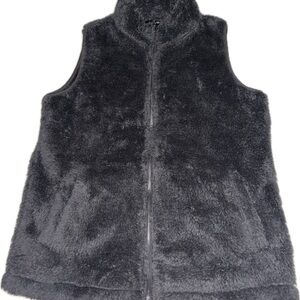 Cozy Fleece Vest - Gray